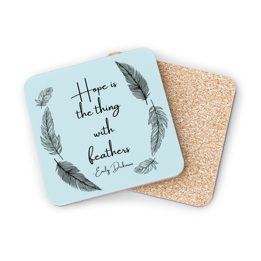 Hope Is the Thing With Feathers Coaster