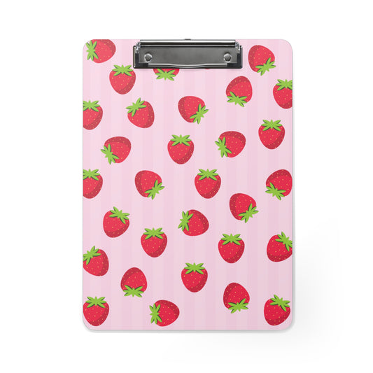 Strawberry Pattern Clipboard