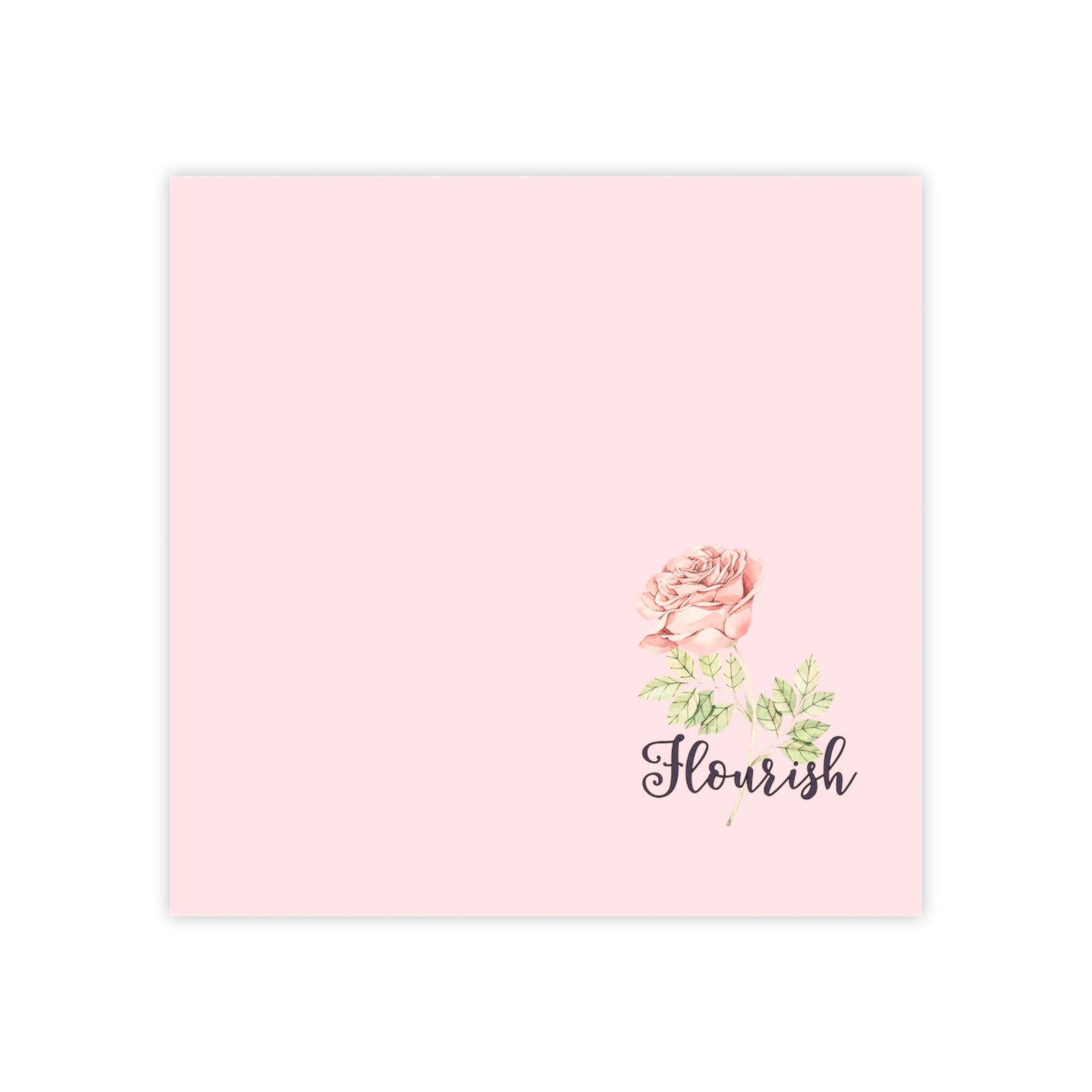 Flourish Rose Post-it® Note Pads