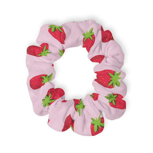 Strawberry Pattern Scrunchie