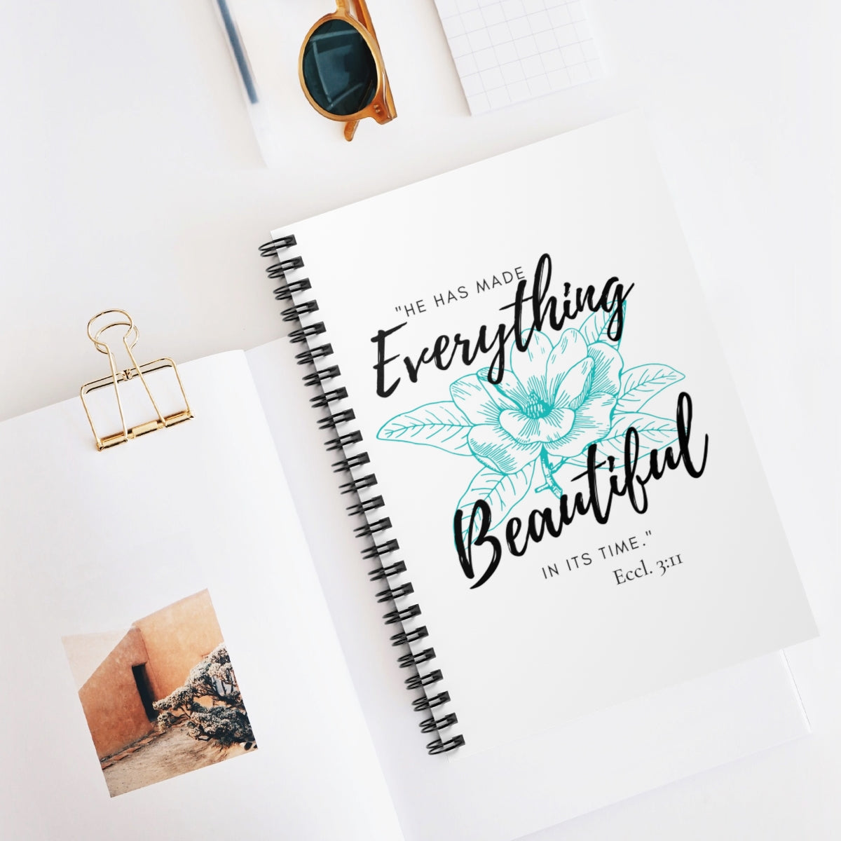 Everything Beautiful Spiral Notebook - Ruled Line