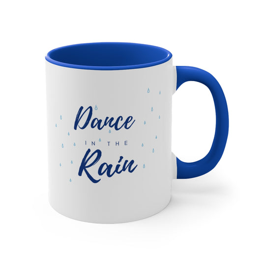 Dance in the Rain Accent Mugs, 11oz