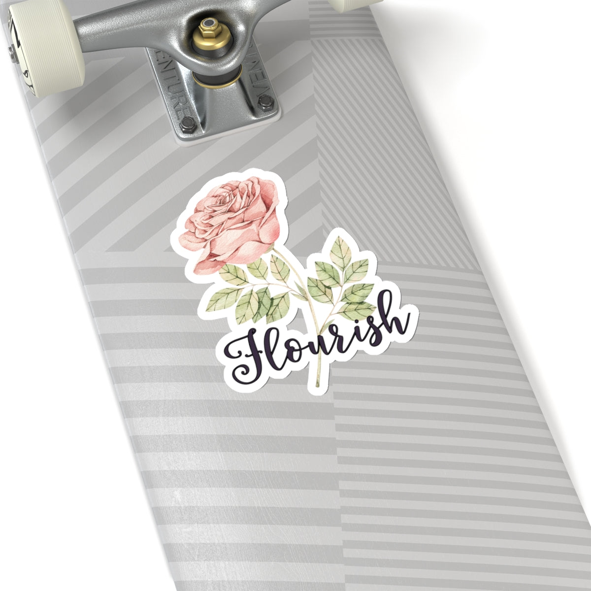 Flourish Rose Sticker
