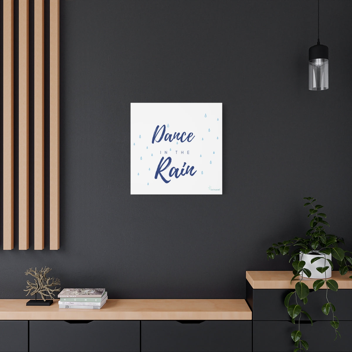 Dance in the Rain Matte Canvas, Stretched, 1.25"