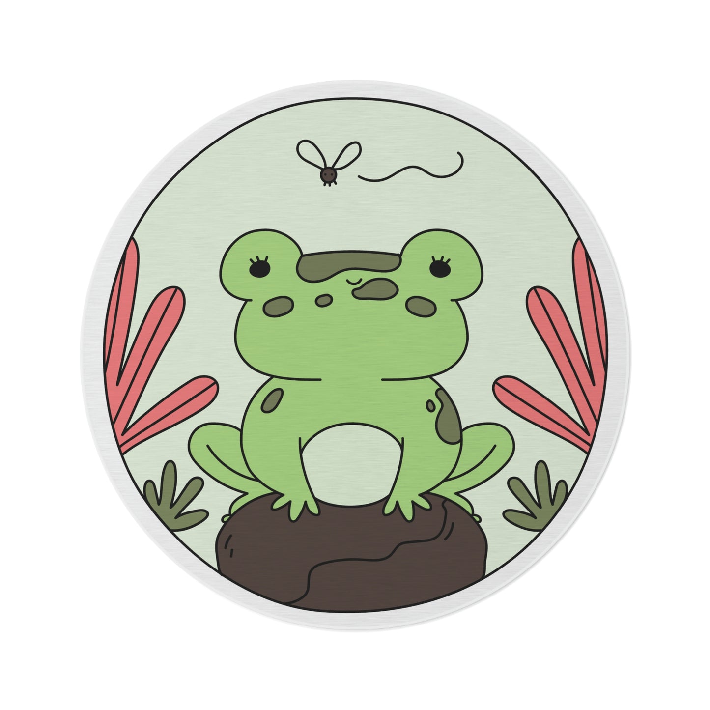 Frog Round Rug