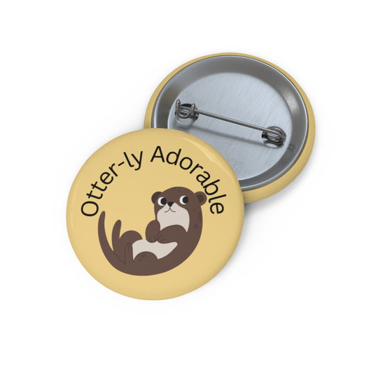 Otter-ly Adorable Pin Buttons