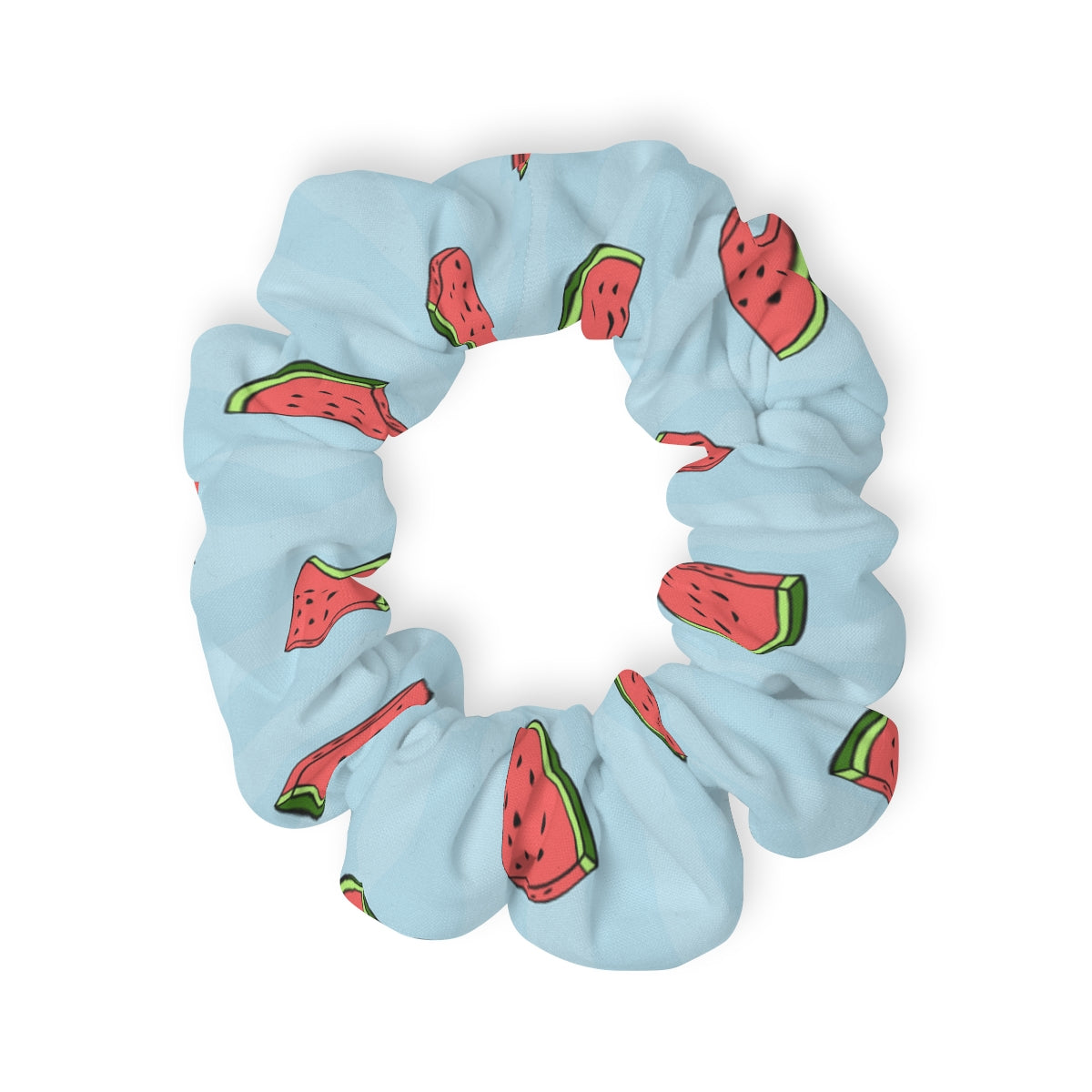 Watermelon Pattern Scrunchie