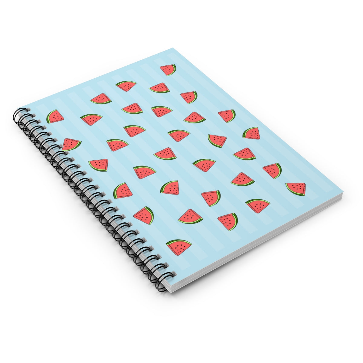 Watermelon Pattern Spiral Notebook - Ruled Line