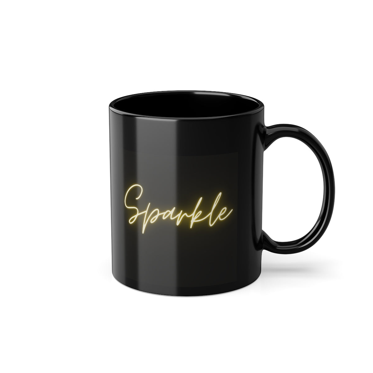 Sparkle Black Coffee Cup, 11oz