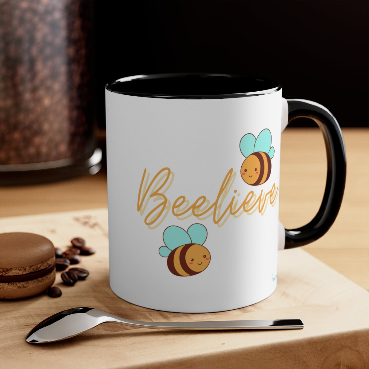 Beelieve Accent Coffee Mug, 11oz