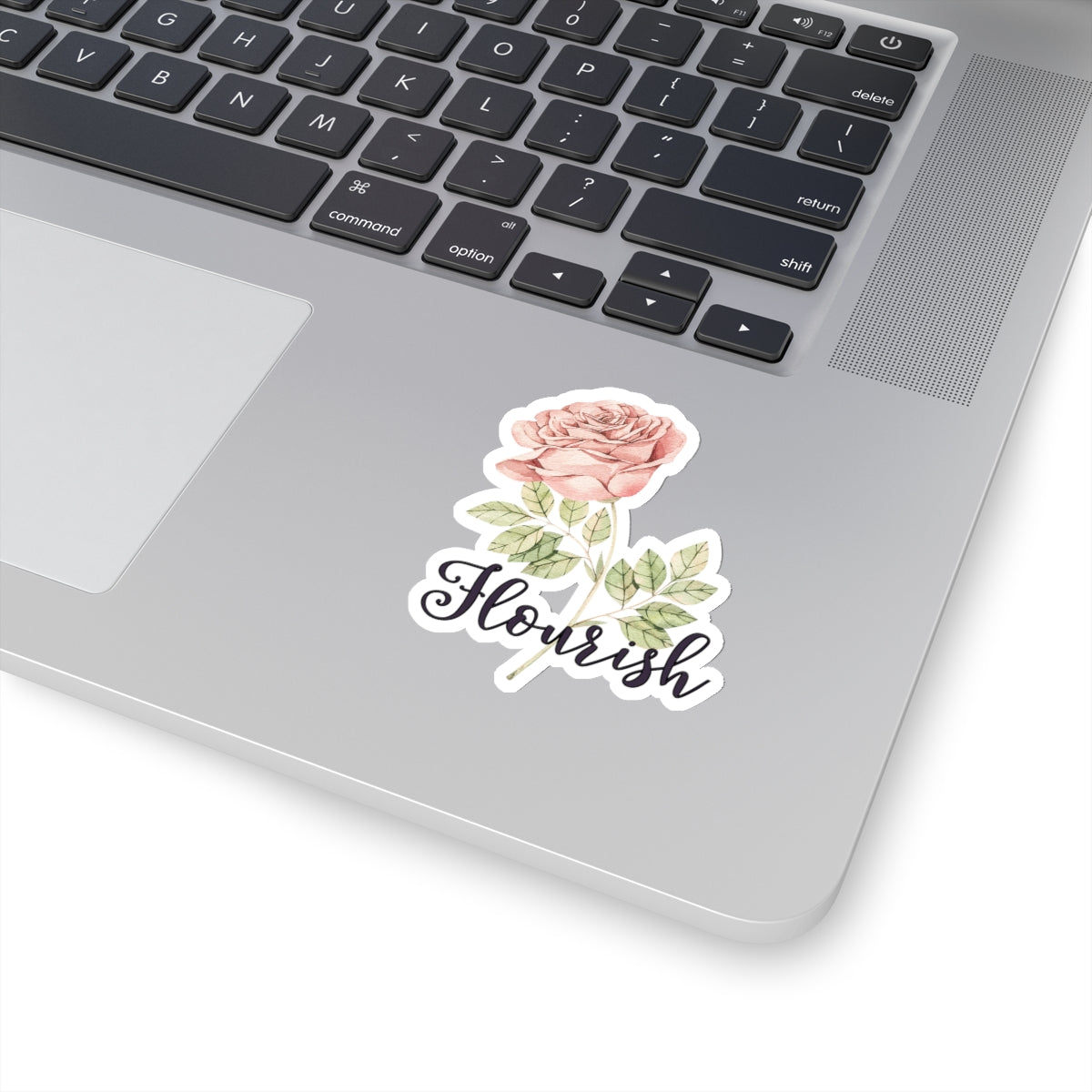 Flourish Rose Sticker