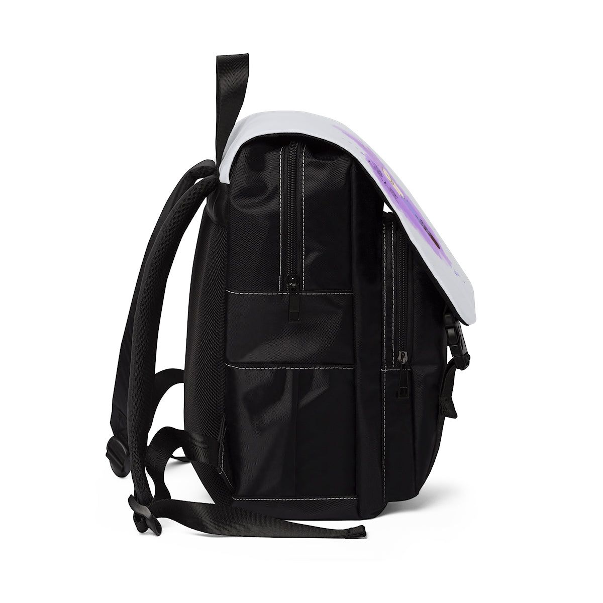 Taro Boba Tea Unisex Casual Shoulder Backpack