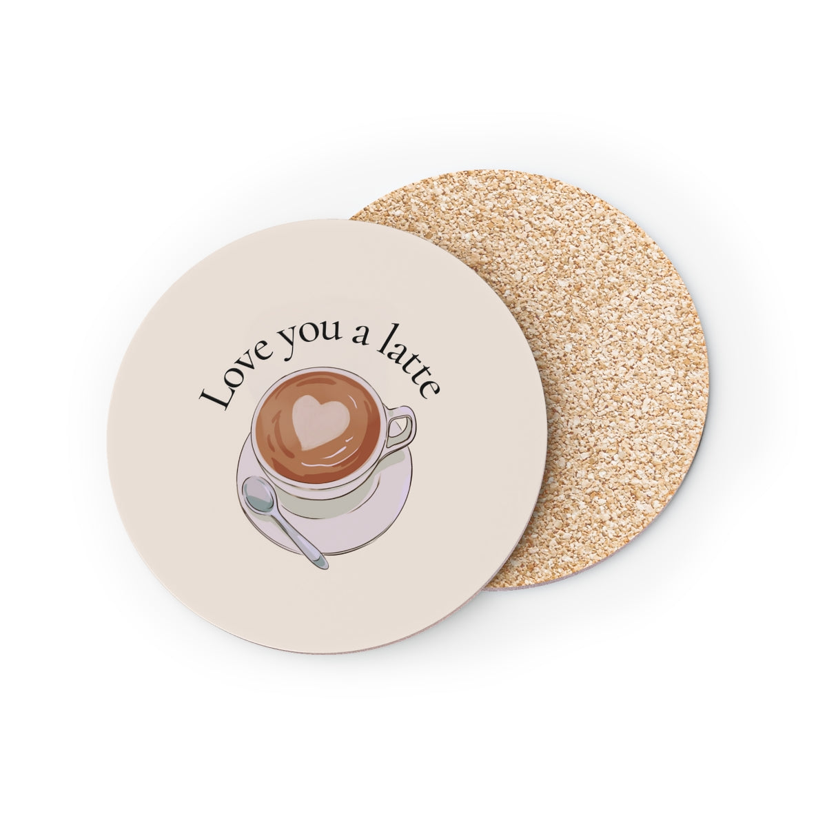 Love You a Latte Coasters