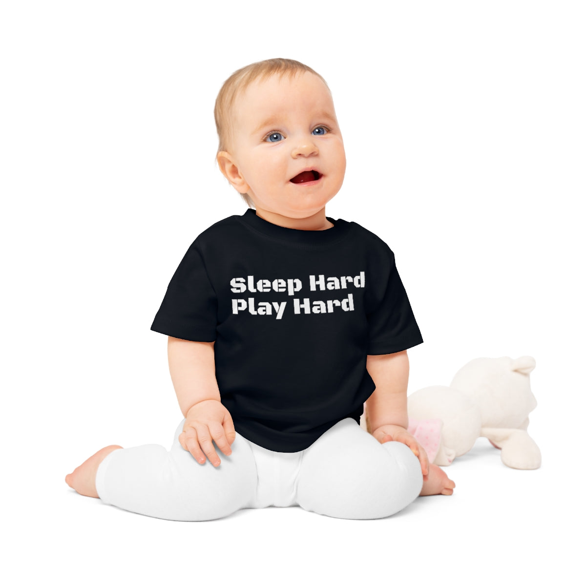 Sleep Hard Play Hard Baby T-Shirt