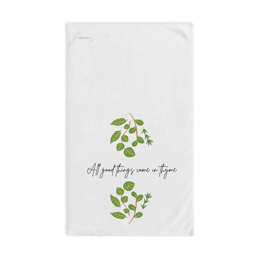All Good Things Come in Thyme Hand Towel