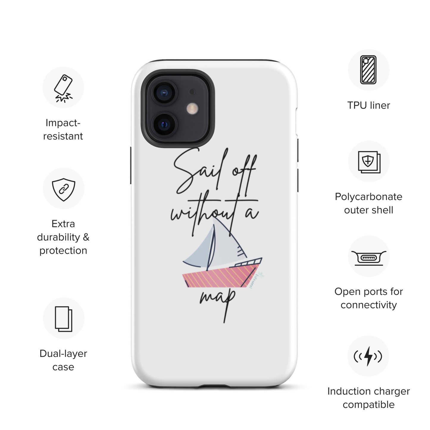 Sail Off Without A Map iPhone case
