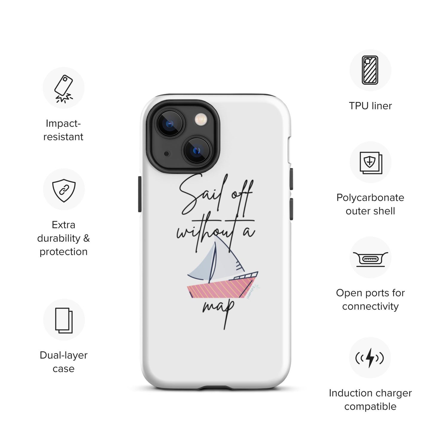 Sail Off Without A Map iPhone case