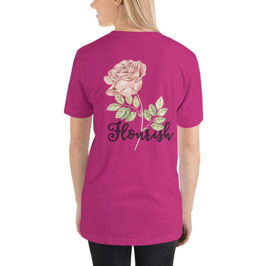 Flourish Rose Unisex t-shirt